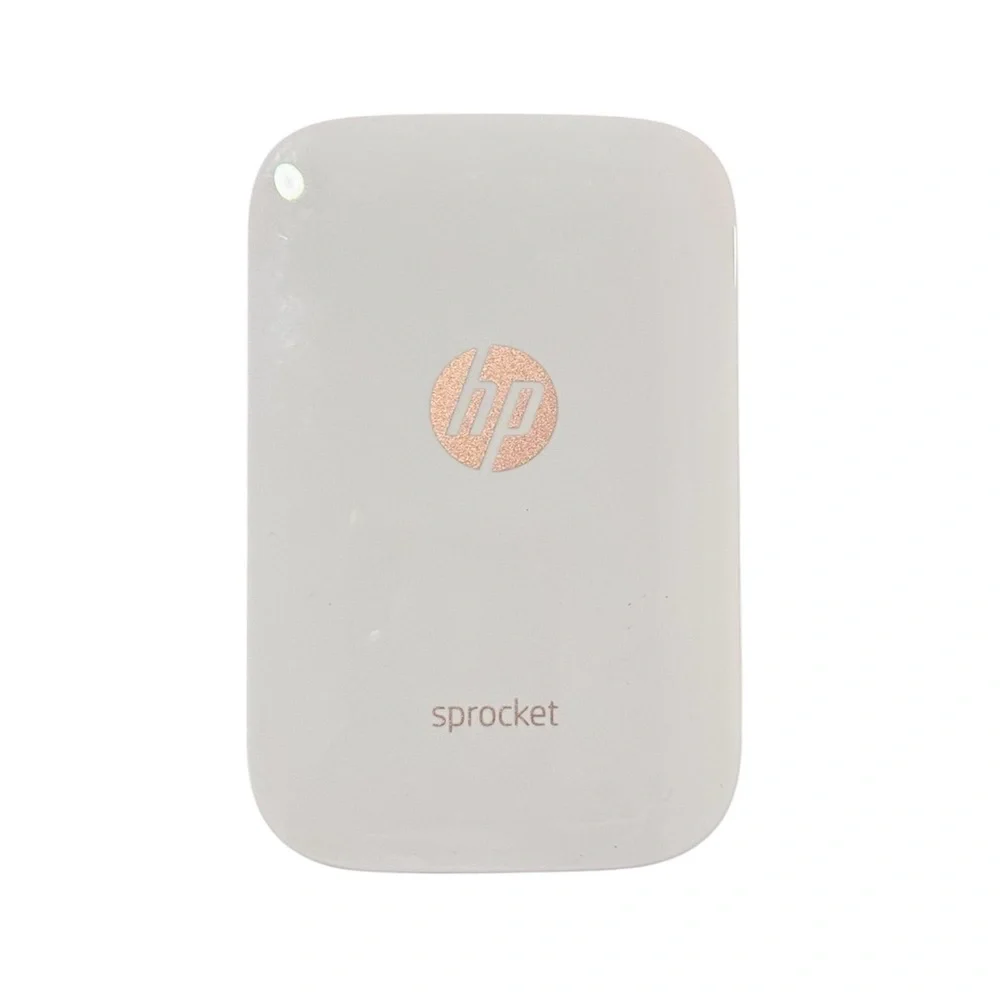 HP Sprocket Portable Printer in White and Gold